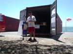 Tom at briefing (Start Boat)