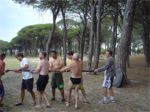 12 guys to pull apart a mast!!
