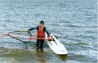 Peter Moule in the shallows (click to enlarge)